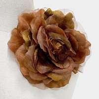 Flower Corsage Brooch / Hair Clip