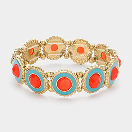 Circle in Circle Stretchable Bracelet