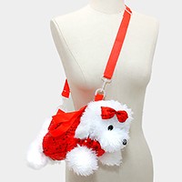 Sequin Dog Doll Crossbody Bag