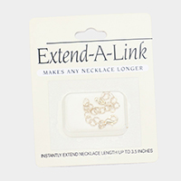 Instantly Extend Necklace Length up to  3.5 Inches