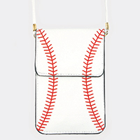 Baseball Touch View Cell Phone Cross Bag