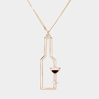 Wine Pendant Necklace