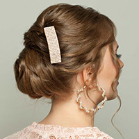 Embellished Rhinestone Pave Hair Comb
