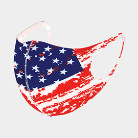 USA Flag Print Fashion Mask