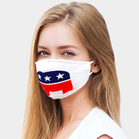 American Flag Elephant Fashion Mask