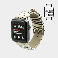Genuine Leather Zebra Apple Watch Band