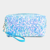 Glitter Sequin Cosmetic Pouch Bag