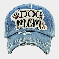 DOG mom Vintage Baseball Cap