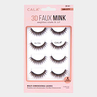 4Pairs - 3D Faux Mink Eye Lashes