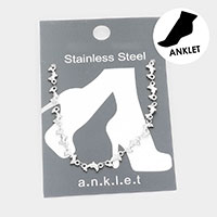 Stainless Steel Dolphin Link Anklet