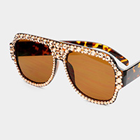 Bling Stone Embellished Sunglasses