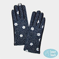 Embroidery Flower Stitches Smart Gloves