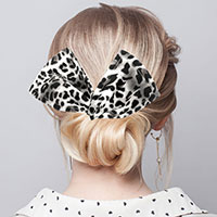 Leopard Patterned Deft Bun Maker Hair Band