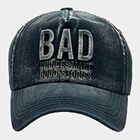 BAD CHOICES MAKE GOOD STORIES Vintage Baseball Cap