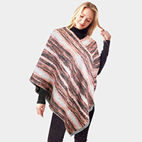 Vertical Patterned Poncho