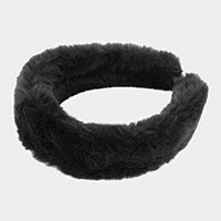 Solid Faux Fur Headband