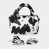 Cow Patterned Tote / Crossbody Bag
