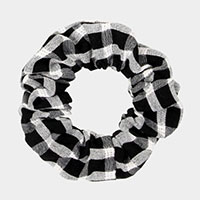 Plaid Check Patterned Scrunchie Hair Band