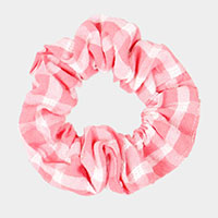 Plaid Check Patterned Scrunchie Hair Band