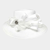 Bow Accented Dressy Hat