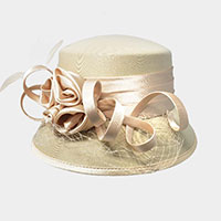 Bow Accented Dressy Hat