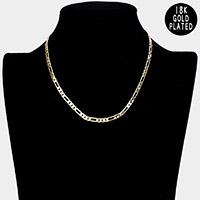 18K Gold Plated Metal Chain Necklace