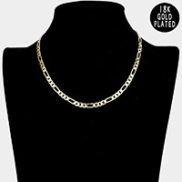 18K Gold Plated Metal Chain Necklace