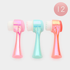 12PCS - Double Sided Facial Brushes
