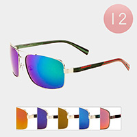 12PCS - Metal Frame Wayfarer Sunglasses