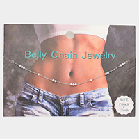 Pearl Link Belly Chain Jewelry