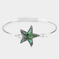 Starfish Metal Hook Bracelet