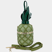Pineapple Top Handle/Crossbody Bag