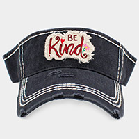 Be Kind Vintage Visor Hat