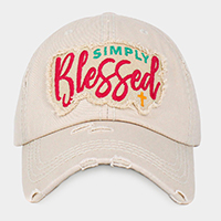 SIMPLY BLESSED Vintage Baseball Cap