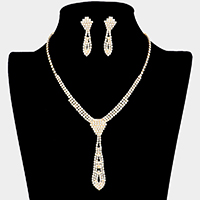 Crystal Rhinestone Pave Necklace