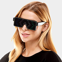 Neon Light Up Square Party Glasses