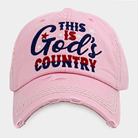 THIS IS GODS COUNTRY Baseball Cap