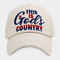 THIS IS GODS COUNTRY Baseball Cap