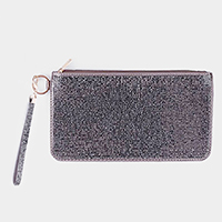 Double Sided Bling Wristlet Wallet/Clutch Bag