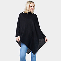 Textured Jersey Poncho