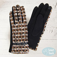 Lurex Tweed Smart Gloves