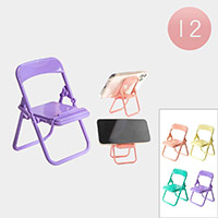 12PCS - Foldable Chair Phone Stands