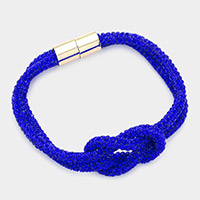 Knotted Bling Magnetic Bracelet