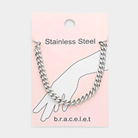Stainless Steel Metal Chain Link Bracelet
