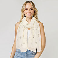 Anchor Patterned Scarf