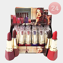 24PCS - Matte Lipsticks