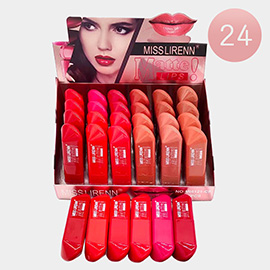 24PCS - Matte Lipsticks