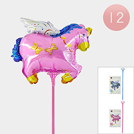 12PCS - Unicorn Party Balloons
