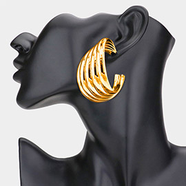 Abstract Metal Earrings