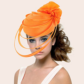 Fabric Pointed Elastic String Dressy Hat